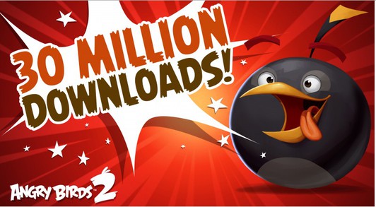 愤怒的小鸟2-超过3000万下载！