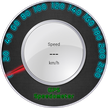 GPS车速表：km/h或mph